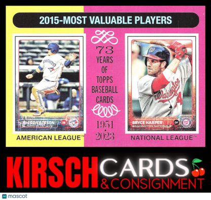 2015 MVPs (Josh Donaldson / Bryce Harper) 2024 Topps Heritage #208