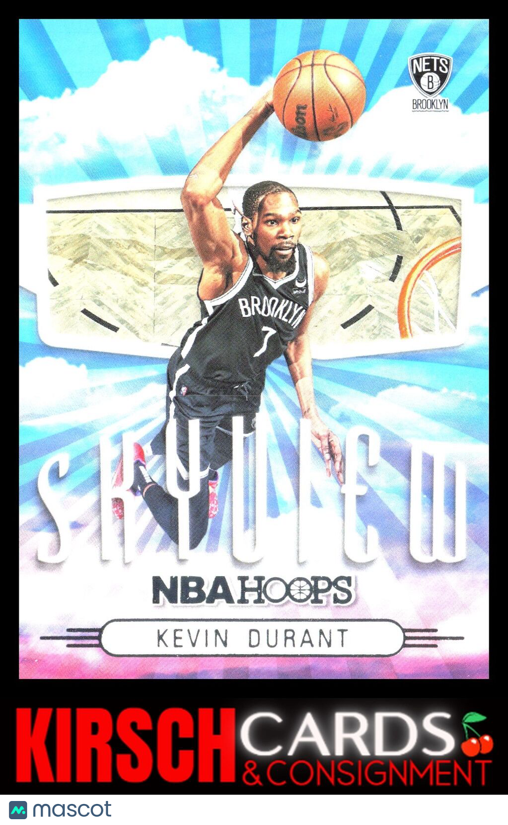 Kevin Durant 2022-23 Hoops #2 Skyview Brooklyn Nets