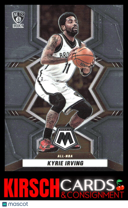 Kyrie Irving 2021-22 Panini Mosaic #295 Brooklyn Nets