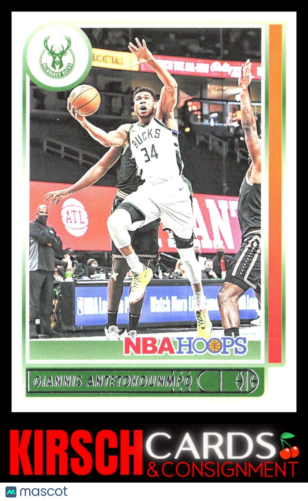 Giannis Antetokounmpo 2021-22 Hoops #103 Milwaukee Bucks