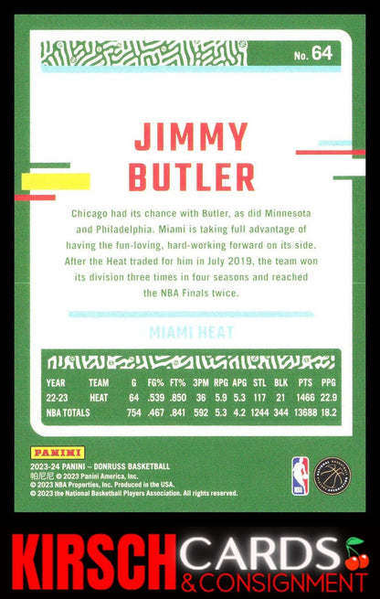 Jimmy Butler 2023-24 Donruss #64 Miami Heat