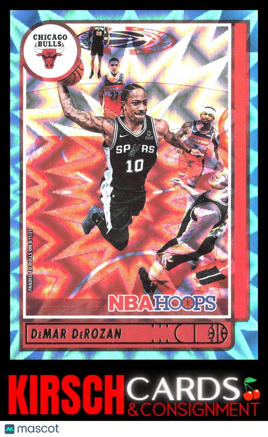 DeMar DeRozan 2021-22 Hoops #4 Teal Explosion Chicago Bulls