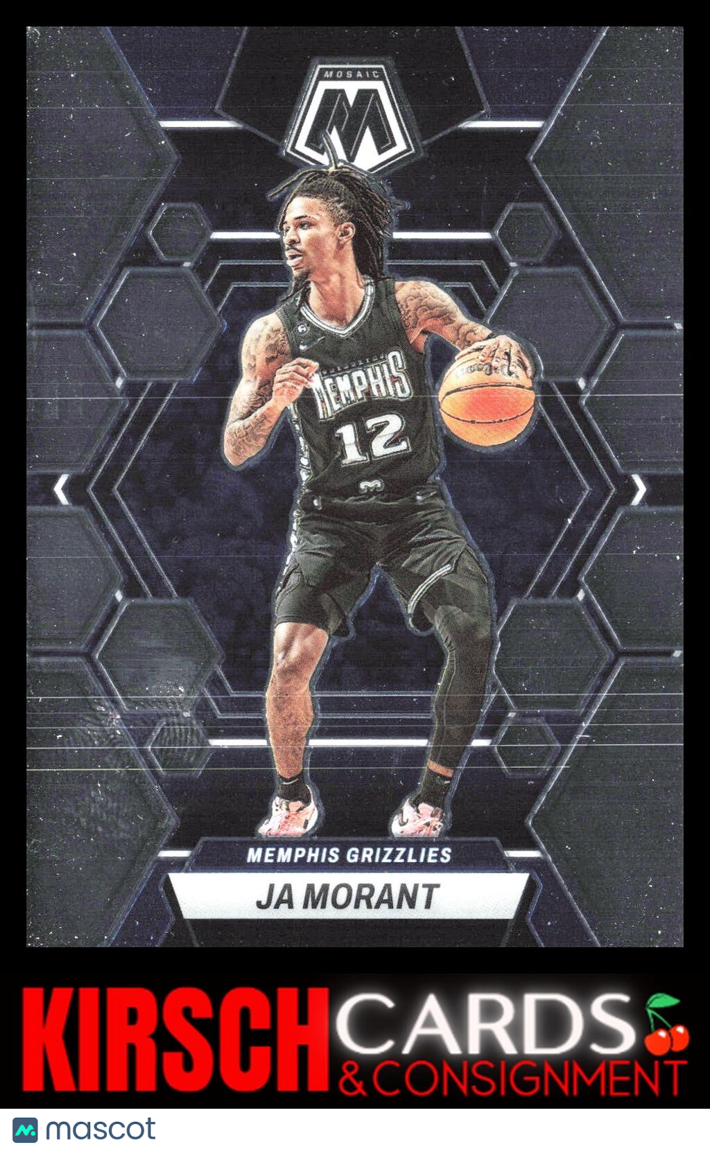 Ja Morant 2022-23 Panini Mosaic #82 Memphis Grizzlies