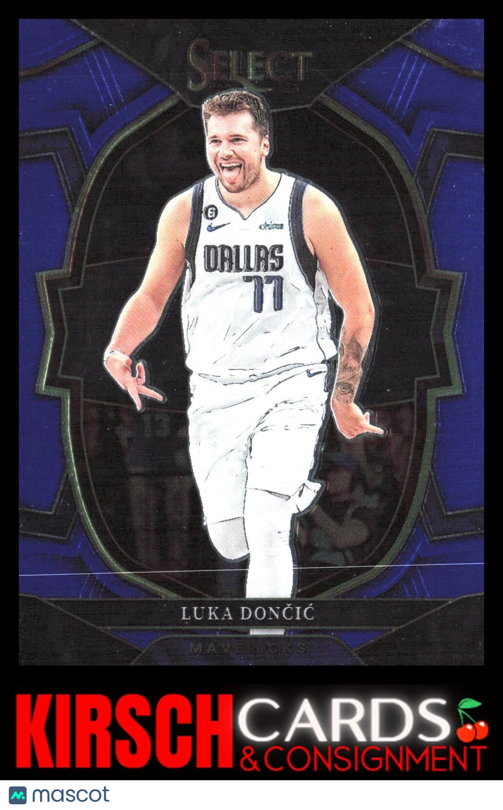 Luka Dončić 2022-23 Panini Select #51 Blue (Retail Base) Dallas Mavericks