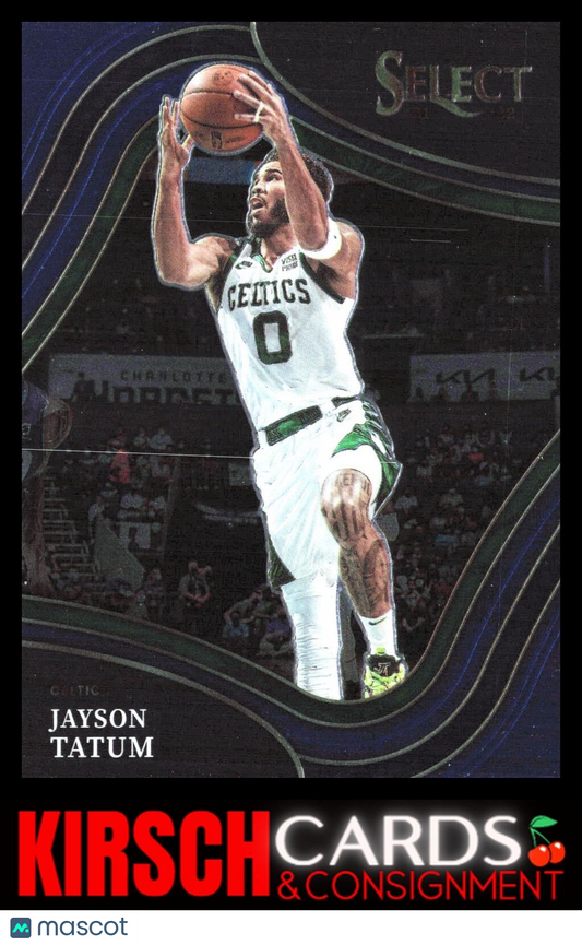 Jayson Tatum 2021-22 Panini Select #206 Blue (Retail Base) Boston Celtics