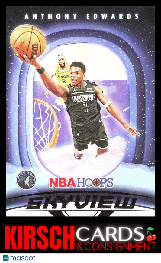 Anthony Edwards 2023-24 Hoops Winter #9 Skyview Minnesota Timberwolves