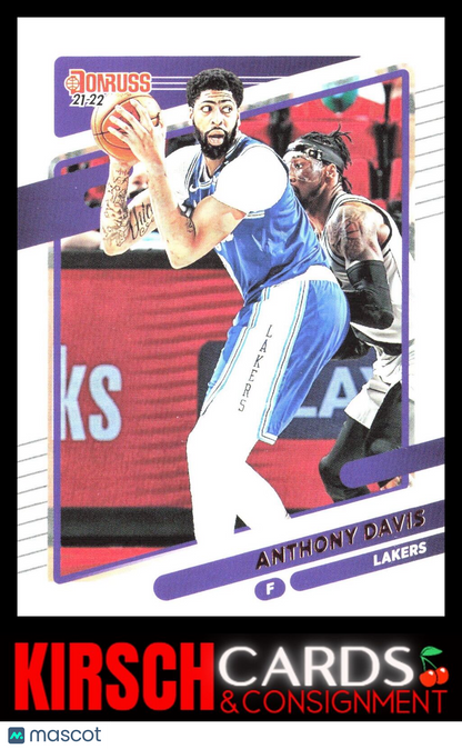 Anthony Davis 2021-22 Donruss #172 Los Angeles Lakers