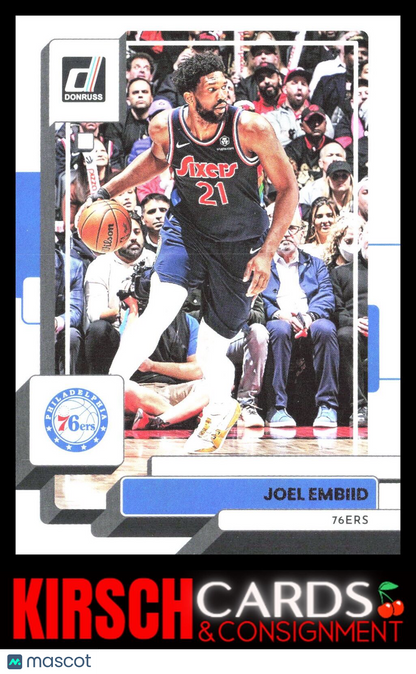 Joel Embiid 2022-23 Donruss #21 Philadelphia 76ers