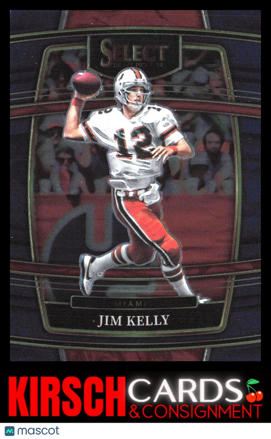 Jim Kelly 2022 Panini Select Draft Picks #61 Blue (Retail Base) Miami Hurricanes