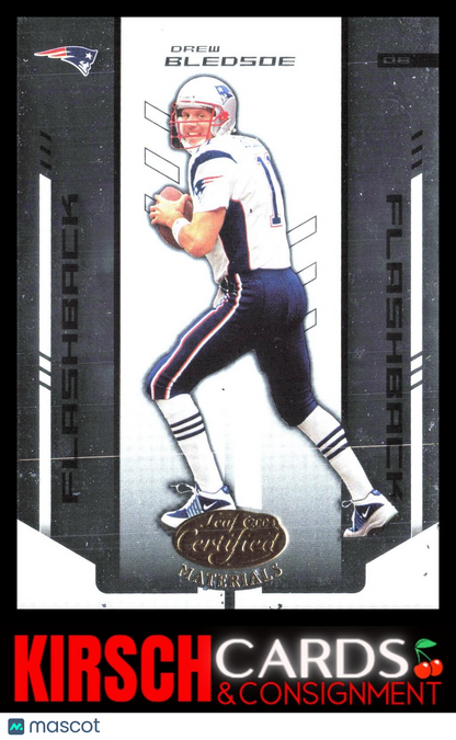 Drew Bledsoe 2004 Leaf Certified Materials #140 New England Patriots