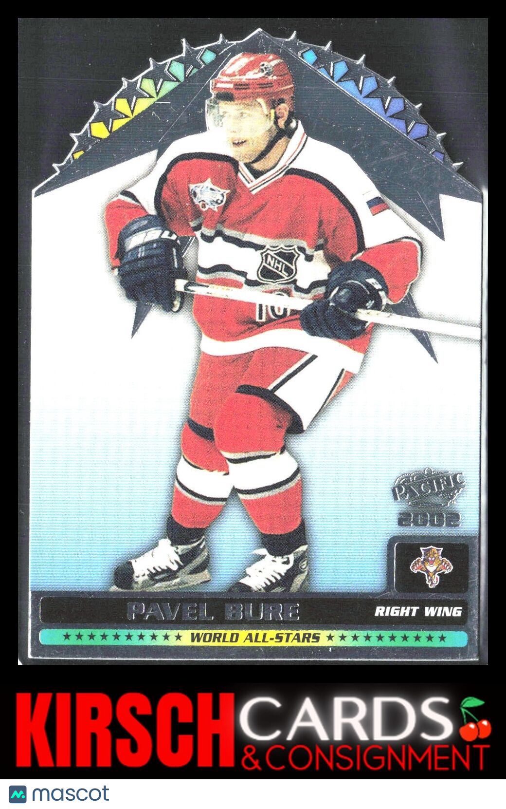 Pavel Bure 2001-02 Pacific #4 World All-Stars Die Cuts Florida Panthers