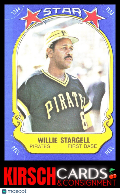 Willie Stargell 1981 Fleer Star Stickers #15 Pittsburgh Pirates