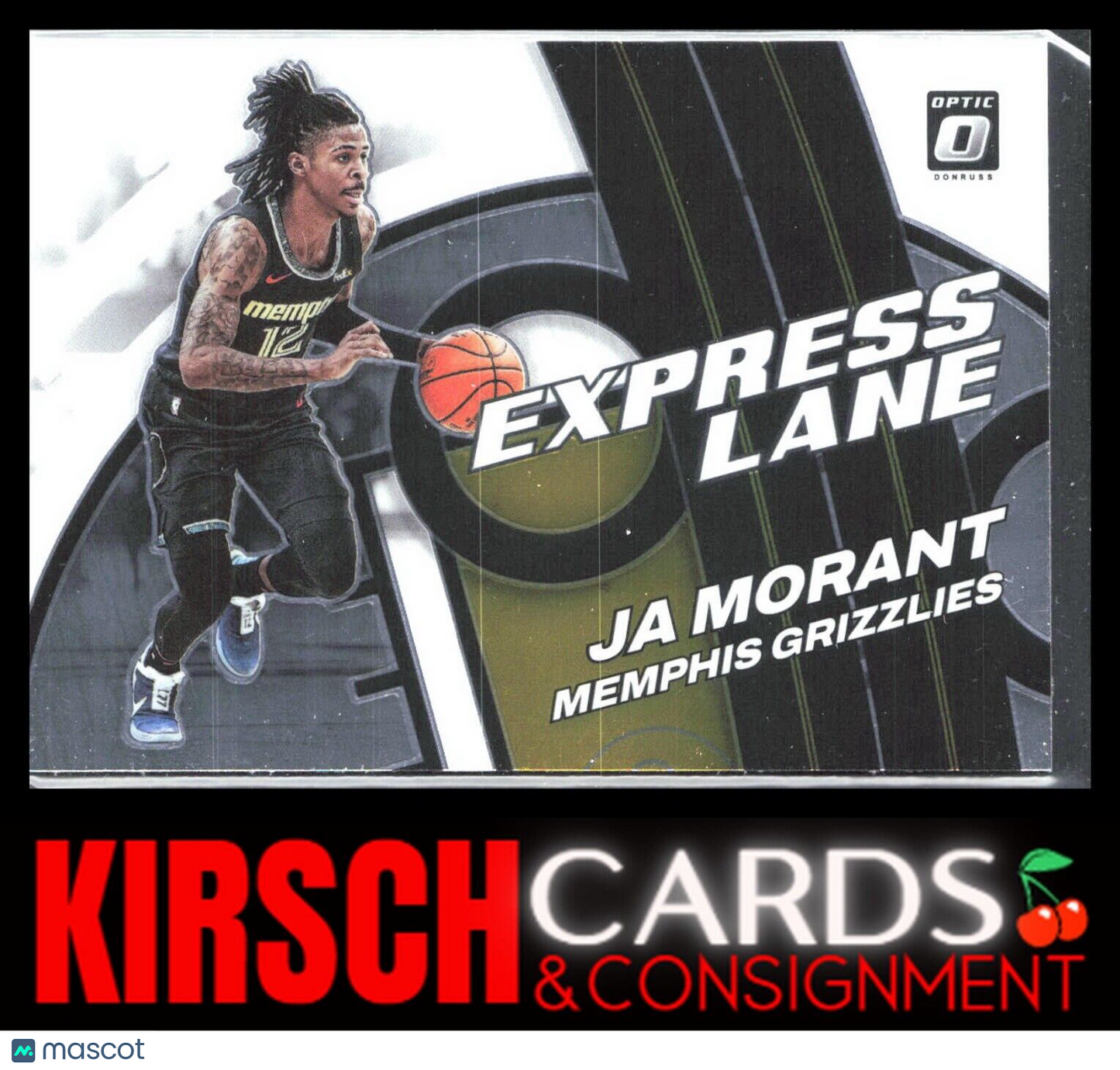 Ja Morant 2021-22 Donruss Optic #1 Express Lane Memphis Grizzlies