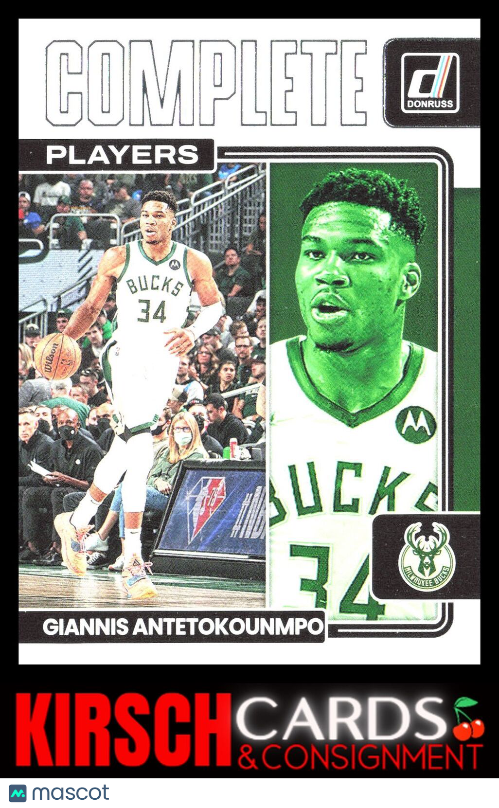 Giannis Antetokounmpo 2022-23 Donruss #4 Complete Players Milwaukee Bucks