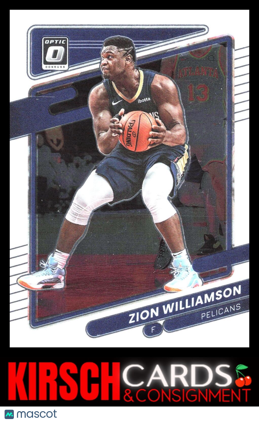 Zion Williamson 2021-22 Donruss Optic #95 New Orleans Pelicans