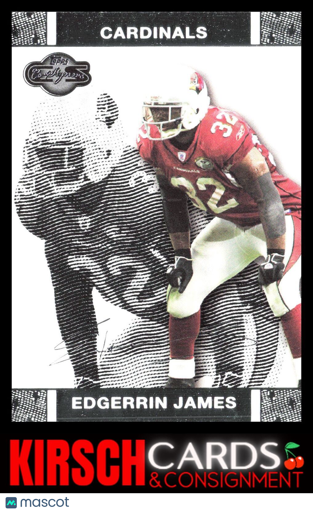 Edgerrin James 2007 Topps Co-Signers #19 Arizona Cardinals