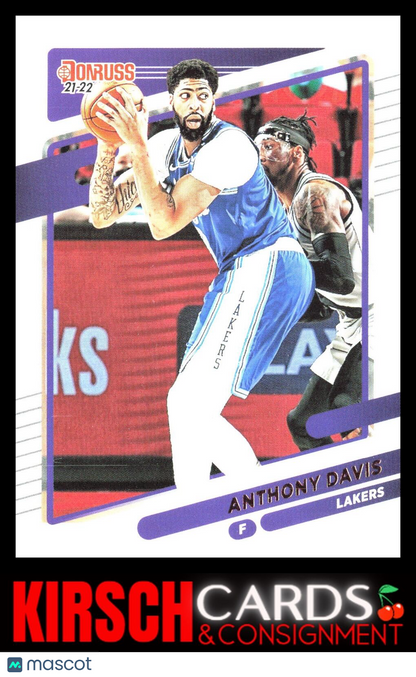 Anthony Davis 2021-22 Donruss #172 Los Angeles Lakers