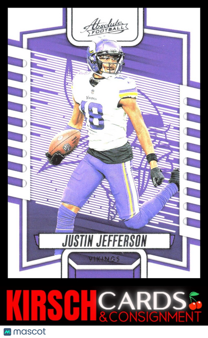 Justin Jefferson 2023 Panini Absolute #49 Retail Minnesota Vikings