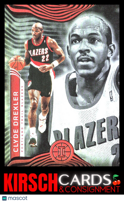 Clyde Drexler 2021-22 Panini Illusions #145 Portland Trail Blazers