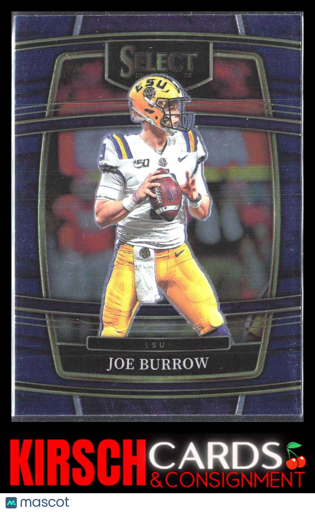 Joe Burrow 2022 Panini Select Draft Picks #45 LSU Tigers