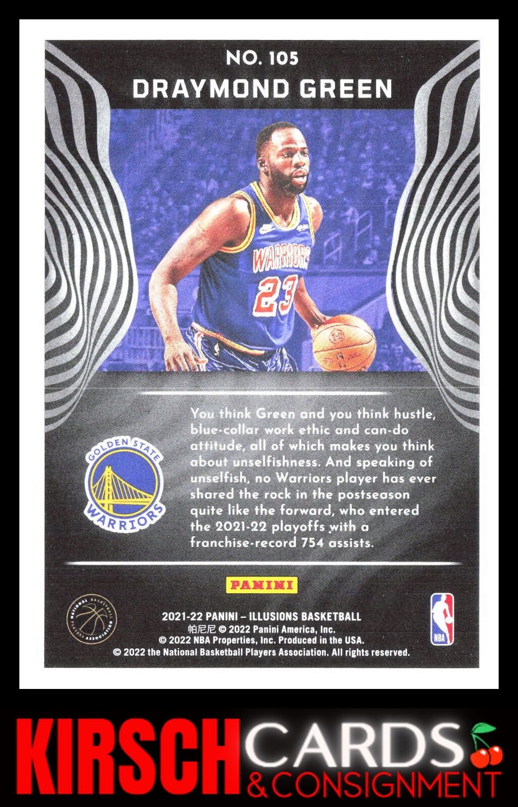 Draymond Green 2021-22 Panini Illusions #105 Golden State Warriors