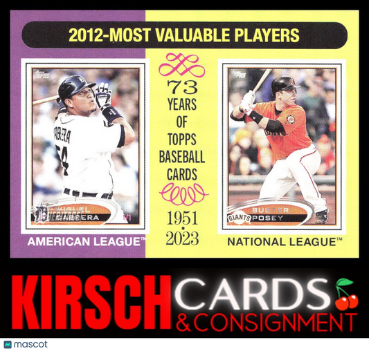 2012 MVPs (Miguel Cabrera / Buster Posey) 2024 Topps Heritage #199