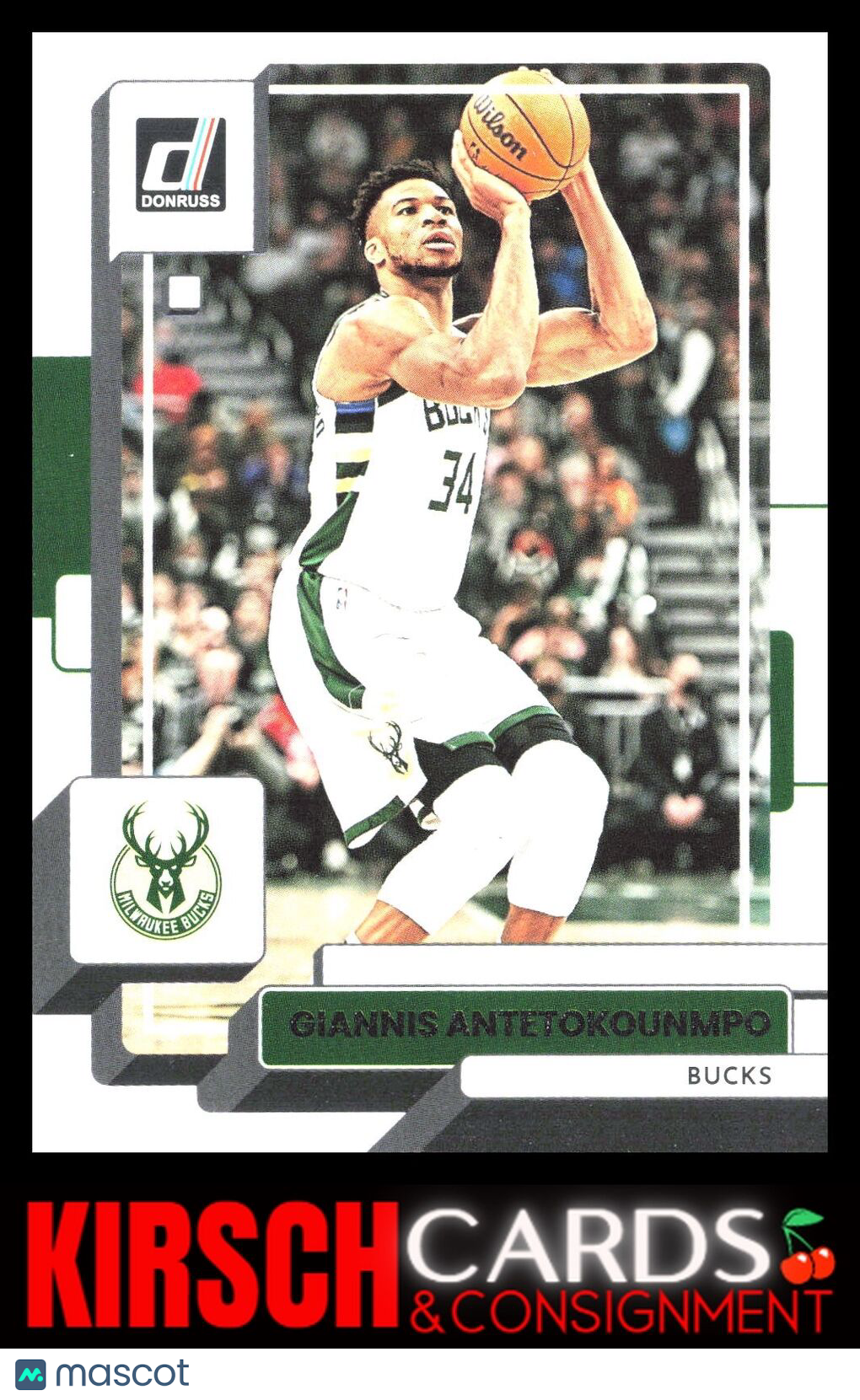 Giannis Antetokounmpo 2022-23 Donruss #53 Milwaukee Bucks