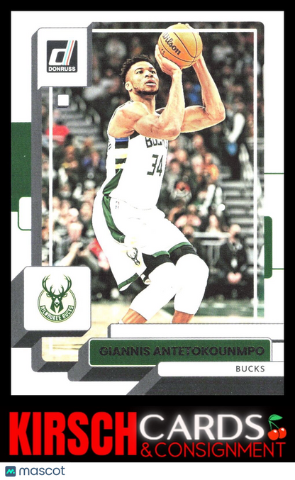 Giannis Antetokounmpo 2022-23 Donruss #53 Milwaukee Bucks