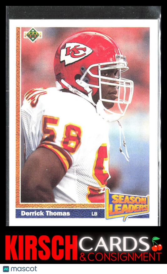 Derrick Thomas 1991 Upper Deck #404 Kansas City Chiefs