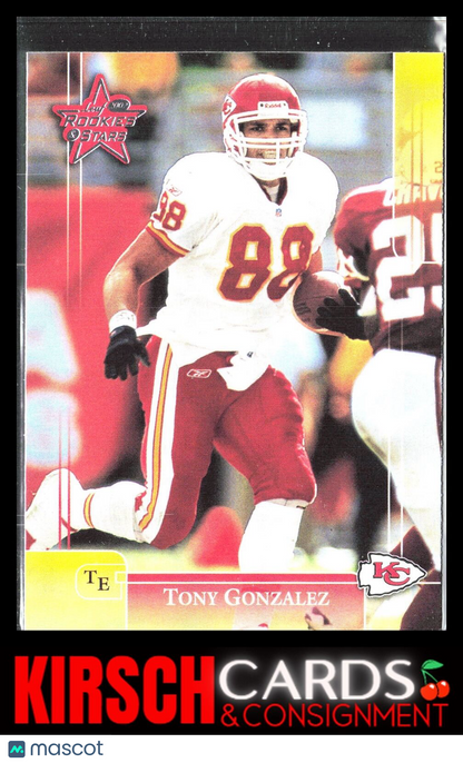 Tony Gonzalez 2002 Leaf Rookies & Stars #47 Kansas City Chiefs