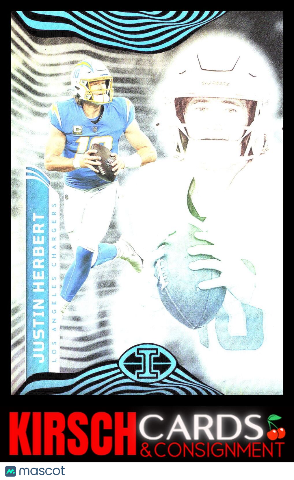 Justin Herbert 2022 Panini Illusions #48 Los Angeles Chargers