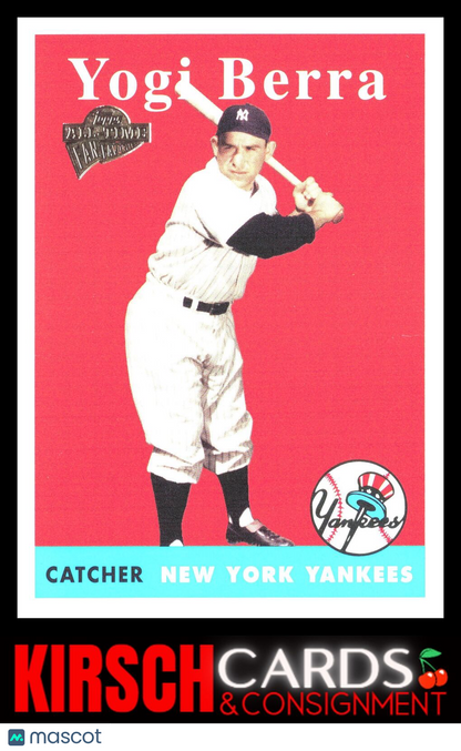 Yogi Berra 2003 Topps All-Time Fan Favorites #80 New York Yankees