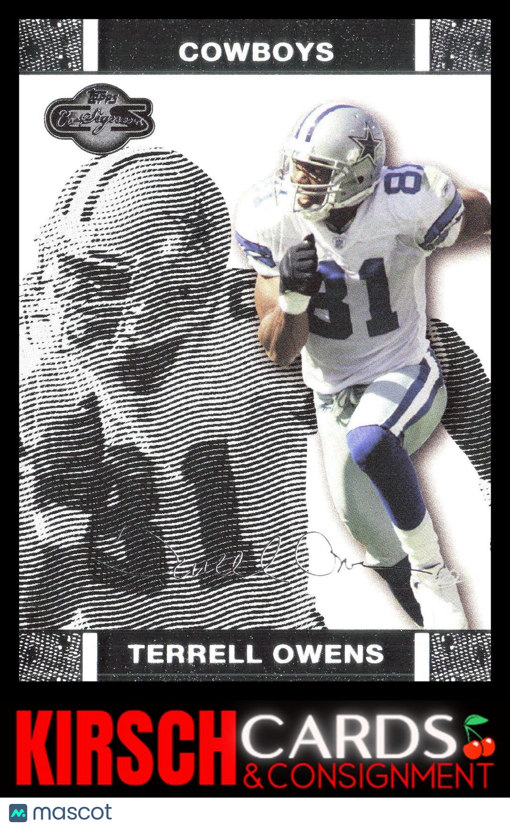 Terrell Owens 2007 Topps Co-Signers #31 Dallas Cowboys