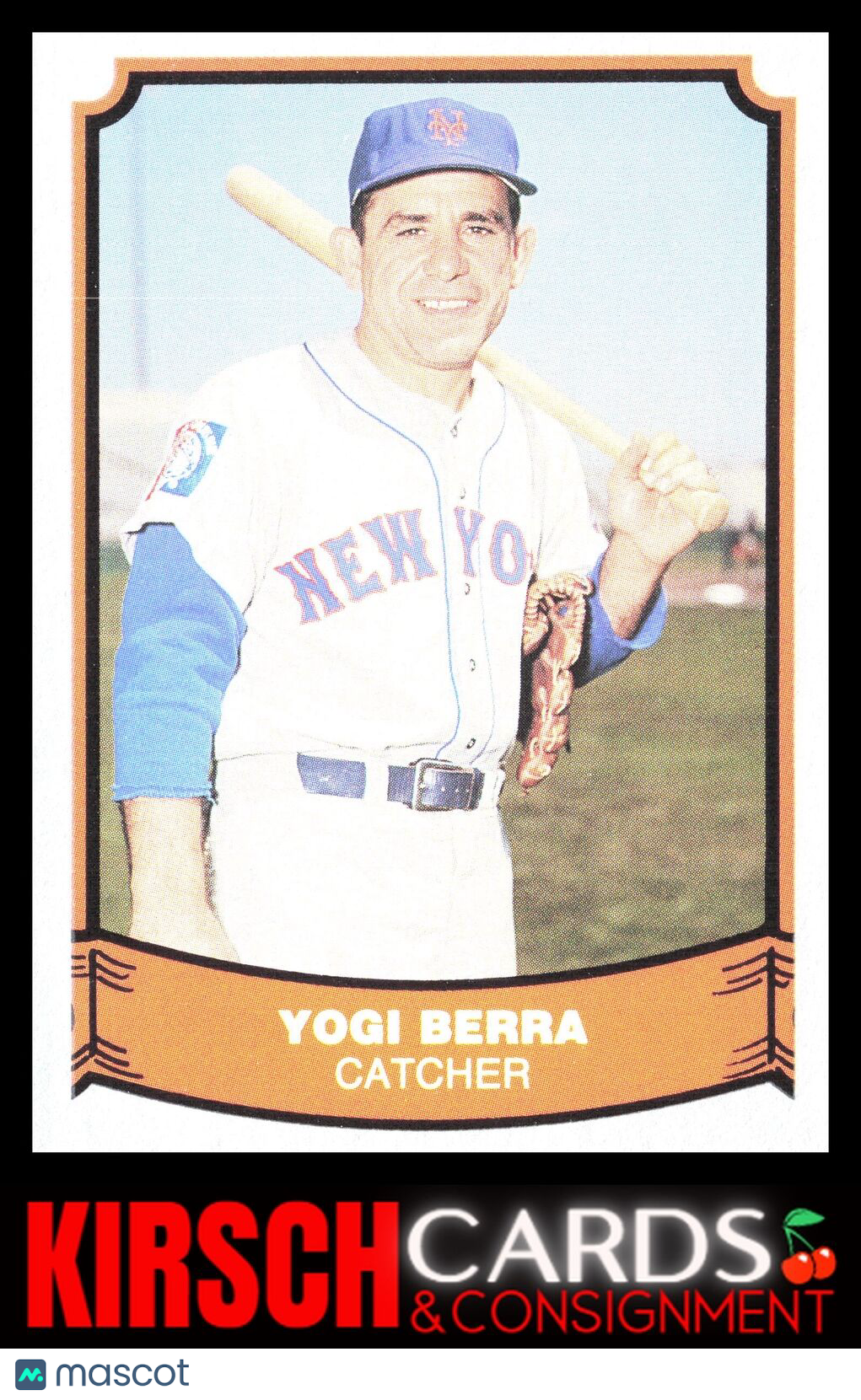 Yogi Berra 1988 Pacific Legends I #53 New York Mets