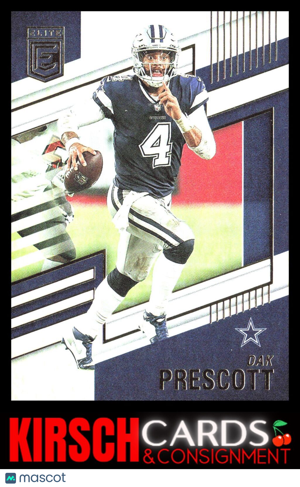 Dak Prescott 2022 Donruss Elite #6 Dallas Cowboys