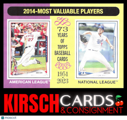 2014 MVPs (Mike Trout / Clayton Kershaw) 2024 Topps Heritage #207