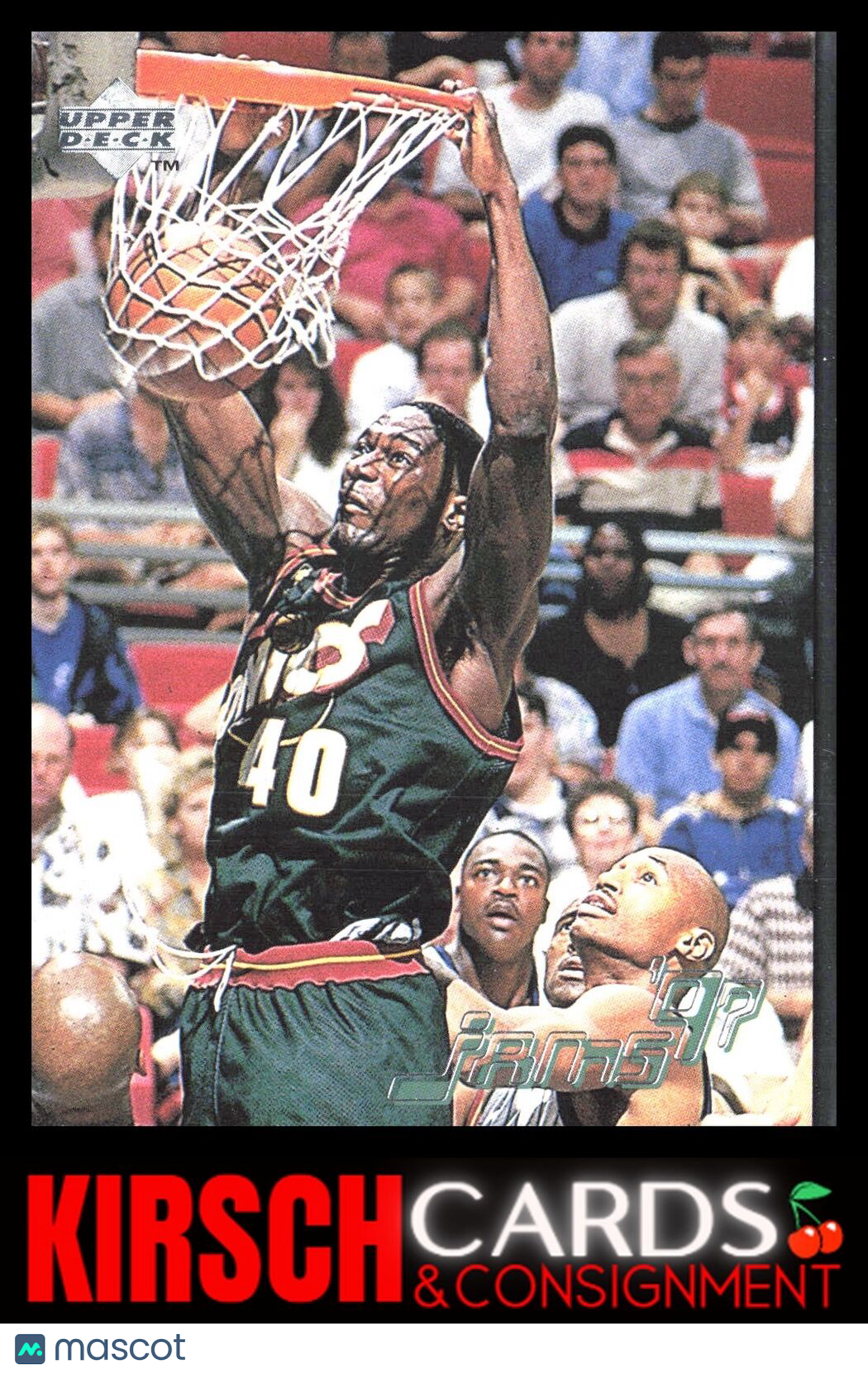 Shawn Kemp 1997-98 Upper Deck #160 Seattle SuperSonics