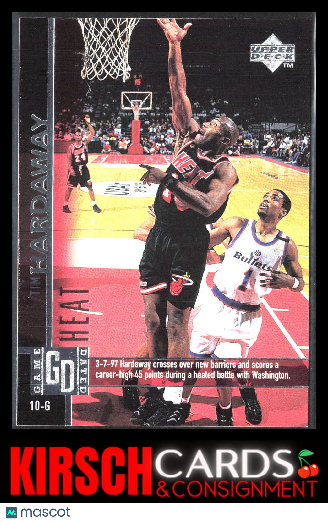 Tim Hardaway 1997-98 Upper Deck #66 Miami Heat