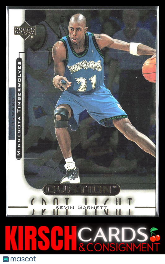 Kevin Garnett 1999-00 Upper Deck Ovation #OS1 Spotlight Minnesota Timberwolves