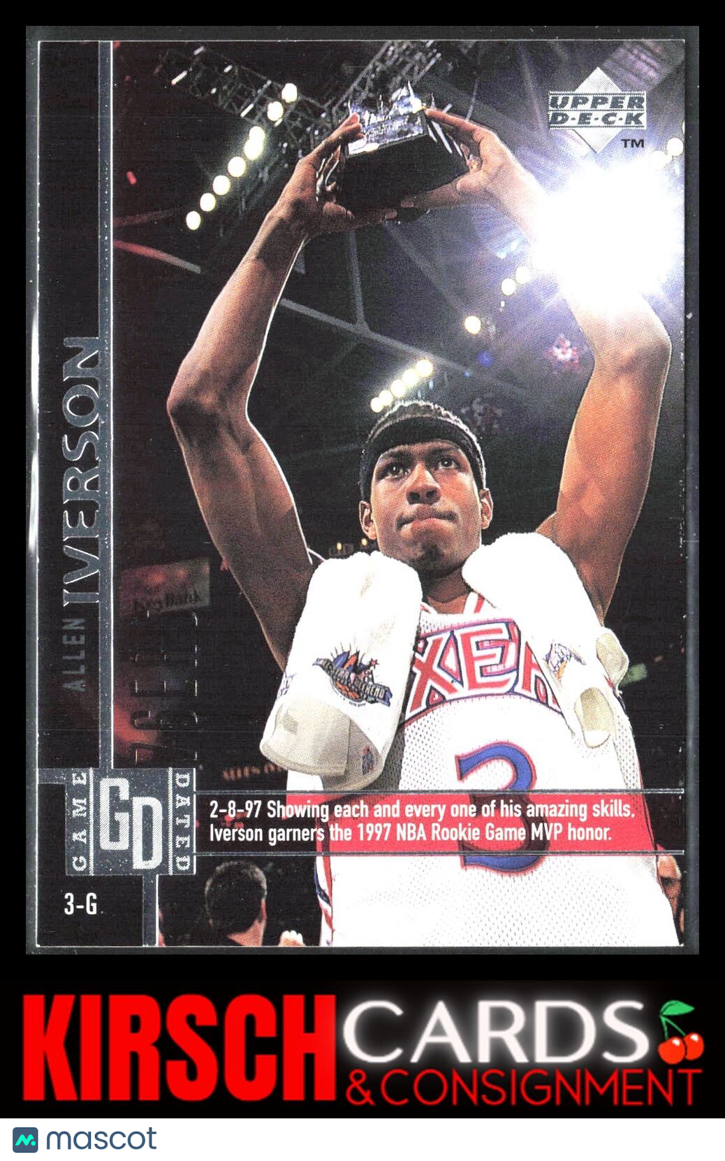 Allen Iverson 1997-98 Upper Deck #93 Philadelphia 76ers