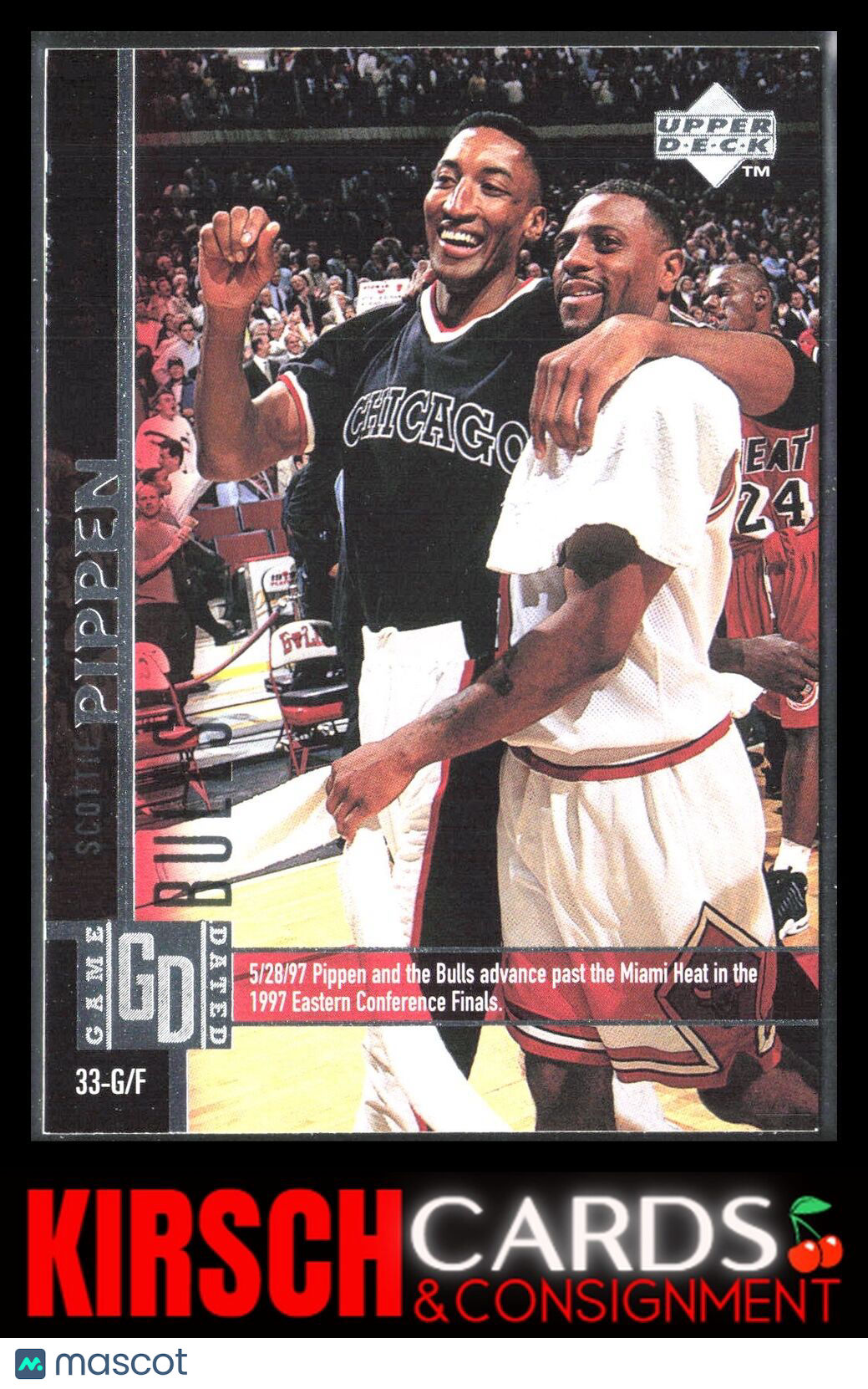 Scottie Pippen 1997-98 Upper Deck #197 Chicago Bulls