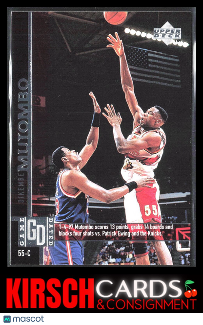 Dikembe Mutombo 1997-98 Upper Deck #4 Atlanta Hawks