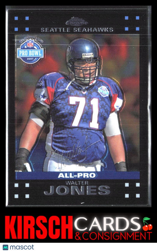 Walter Jones 2007 Topps Chrome #TC103 Seattle Seahawks