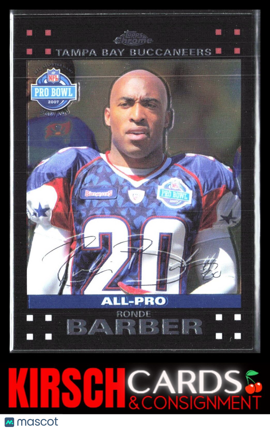 Ronde Barber 2007 Topps Chrome #TC105 Tampa Bay Buccaneers