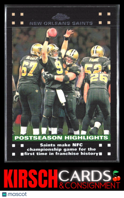 New Orleans Saints 2007 Topps Chrome #TC52 New Orleans Saints