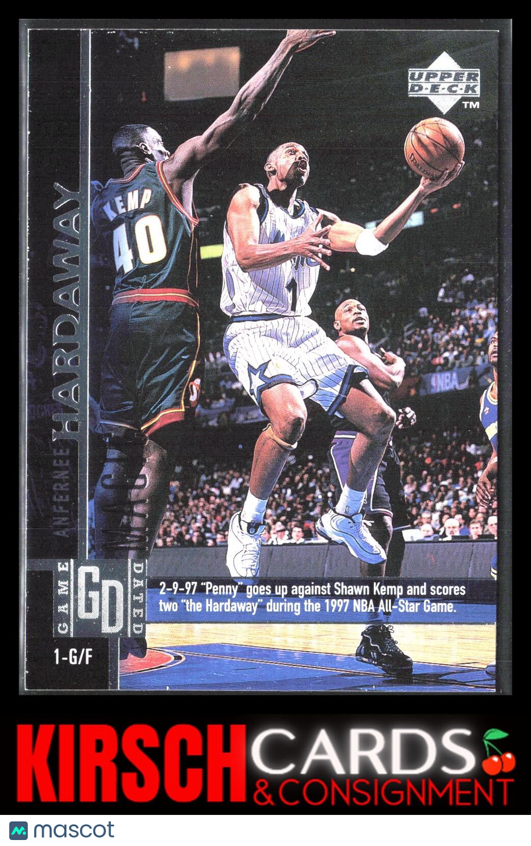 Anfernee Hardaway 1997-98 Upper Deck #88 Orlando Magic