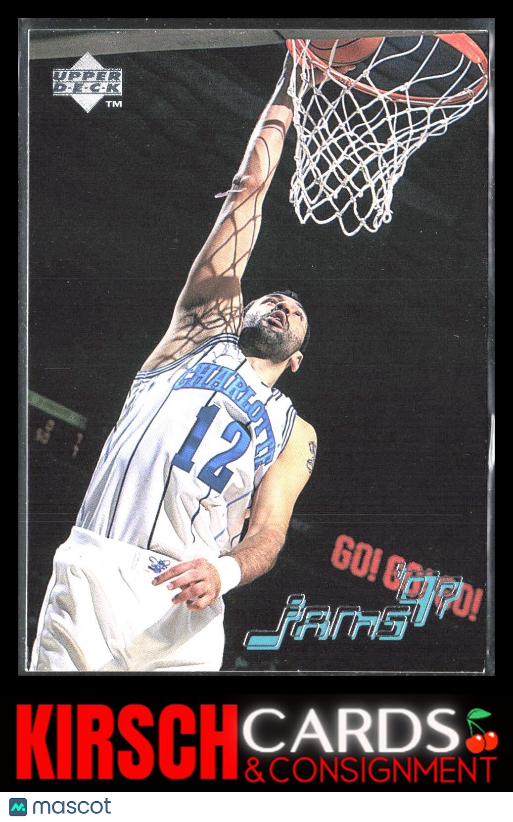 Vlade Divac 1997-98 Upper Deck #138 Charlotte Hornets