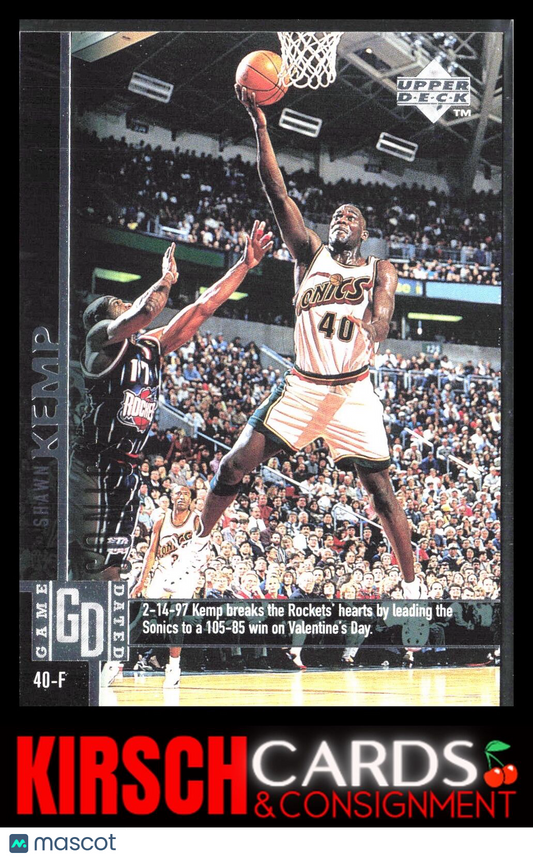 Shawn Kemp 1997-98 Upper Deck #116 Seattle SuperSonics