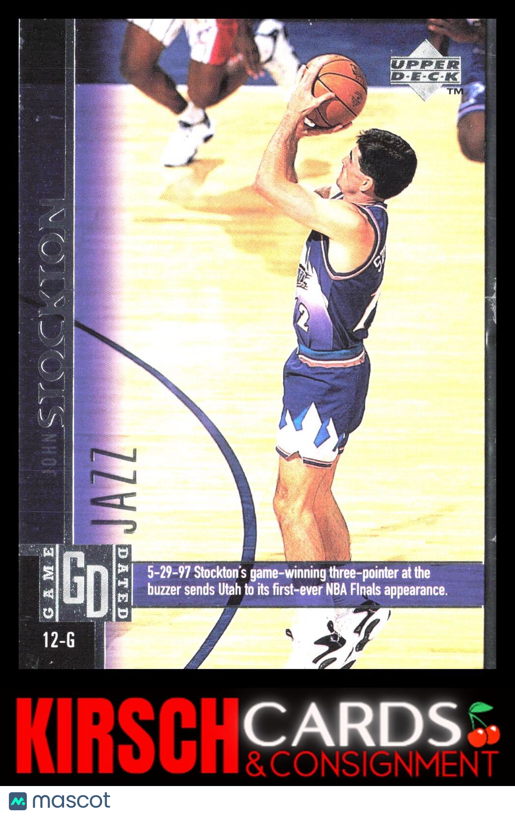 John Stockton 1997-98 Upper Deck #127 Utah Jazz