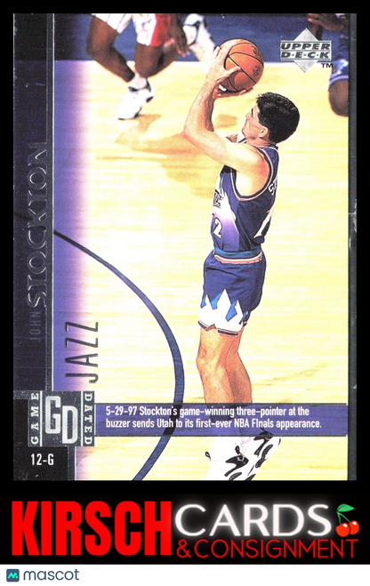 John Stockton 1997-98 Upper Deck #127 Utah Jazz